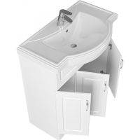 Тумба под раковину СанТа Верона 80 Белая арт-700113 — фото 2, Тумбы под раковину