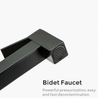 Гигиенический душ со смесителем Gappo G17-6 Черный матовый арт-G7217-6 — фото 2, Гигиенические души