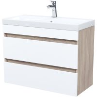 Тумба с раковиной Iddis Zodiac 80 подвесная Белая матовая Дерево арт-ZOD8AB0i95K — фото 1, Тумбы с раковиной