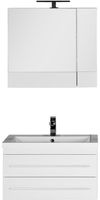 Товар: Тумба под раковину Aquanet Нота 75 подвесная Белая арт-171487 - фото 2 Тумба под раковину Aquanet Нота 75 подвесная Белая арт-171487 — фото 2, Тумбы под раковину