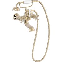 Смеситель для ванны Jacob Delafon Cleo 1889 Золото глянцевое арт-E24313-BGG — фото 1, Смеситель для ванны