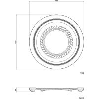 Товар: Розетка потолочная Европласт 435x32x435 мм арт-1.56.004 - фото 2 Розетка потолочная Европласт 435x32x435 мм арт-1.56.004 — фото 2, Розетки потолочные