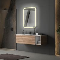 Зеркало Abber See 55 с подсветкой с сенсорным выключателем и диммером арт-AG6106S — фото 3, Зеркала в ванную комнату