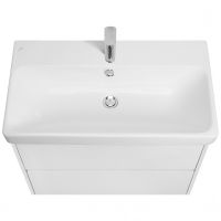 Тумба под раковину Aquaton Сканди 80 подвесная Белая арт-1A283001SD010 — фото 2, Тумбы под раковину