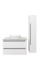 Шкаф пенал La Fenice Elba 30 подвесной Белый матовый арт-FNC-05-ELB-B-30 — фото 5, Пеналы для ванной комнаты