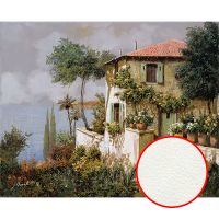 Фреска Ortograf Городской пейзаж живопись 11539 Фактура флок FLK Флизелин (3,4*2,7) Зеленый/Разноцветный, Пейзаж/Живопись арт-11539 (флок FLK) — фото 1, Фрески