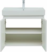 Тумба под раковину Aquanet Nova Lite 75 подвесная Белая глянцевая арт-298850 — фото 11, Тумбы под раковину