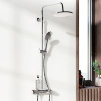 Душевая система Damixa Jupiter с термостатом Хром арт-977750000 — фото 1, Душевые стойки