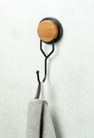 Крючок Fixsen Magic Wood Черный матовый арт-FX-46005 — фото 2, Крючки для полотенец