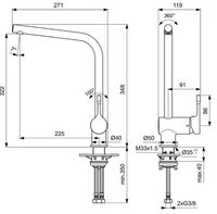 Товар: Смеситель для кухни Ideal Standard Ceralook Silver Storm арт-BC174GN - фото 3 Смеситель для кухни Ideal Standard Ceralook Silver Storm арт-BC174GN — фото 3, Смесители для кухни