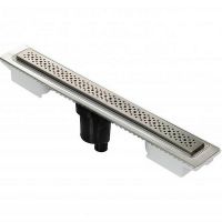 Душевой лоток Berges C1 Brise 800 с решеткой Хром матовый арт-090033 — фото 1, Душевые лотки