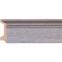 Плинтус Decomaster 2400x78x21 мм арт-D122-77 — фото 1, Плинтуса напольные