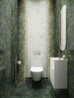 Керамическая плитка Kerama Marazzi Серенада зеленый глянцевый обрезной настенная 30х60 см арт-11223R — фото 3, Керамическая плитка