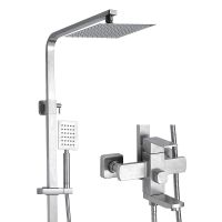 Душевая система Frap Нержавеющая сталь арт-F2421 — фото 2, Душевые стойки