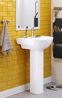 Раковина Sanita Эталон 55 Белая арт-WB.PD/Etalon/55-C/WHT.G/S1 — фото 2, Раковины подвесные