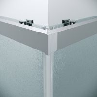 Душевой уголок Grossman Cosmo 80х80 профиль Хром стекло шиншилла арт-300.K33.02.8080.10.02 — фото 8, Квадратные душевые уголки