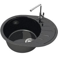 Кухонная мойка Bergg Z10 Черная арт-B010Q004 — фото 2, Кухонные мойки