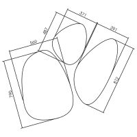 Зеркало Silver Mirrors Molecula 110 с подсветкой с бесконтактным выключателем и диммером арт-LED-00002546 — фото 15, Зеркала в ванную комнату