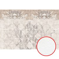 Фреска Ortograf Splendo 31767 Фактура бархат FX Флизелин (4*2,7) Белый/Бежевый, Орнамент арт-31767 (бархат FX) — фото 1, Фрески