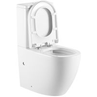 Унитаз компакт Triton Corso CO-3806 с бачком и сиденьем Микролифт арт-Щ0000057975 — фото 4, Напольные унитазы