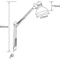 Настольная лампа Artelamp Senior Белая арт-A6068LT-1WH — фото 3, Настольные лампы