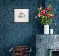 Обои Milassa Geometrica Флизелин (1*10,05) Синий, Геометрия арт-GM4 021 — фото 2, Обои для стен