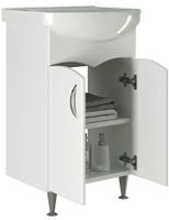 Товар: Тумба под раковину Mixline Формат 52 Белая арт-525507 - фото 3 Тумба под раковину Mixline Формат 52 Белая арт-525507 — фото 3, Тумбы под раковину