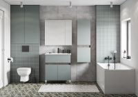 Тумба под раковину Aquaton Форест 75 Дуб рошелье Сумеречный голубой арт-1A278301FR9C0 — фото 10, Тумбы под раковину