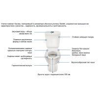 Унитаз компакт Santek Каспер Детский Стандарт с бачком и сиденьем арт-1WH501741 — фото 10, Напольные унитазы
