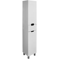 Шкаф пенал Mixline Прометей 35 Белый арт-518772 — фото 1, Пеналы для ванной комнаты