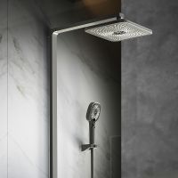 Душевая система Vincea Inspire с термостатом Вороненая сталь арт-VSFS-3I13TGM — фото 3, Душевые стойки