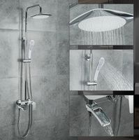 Товар: Душевая система Gappo G48 Белая Хром арт-G2448-8 - фото 7 Душевая система Gappo G48 Белая Хром арт-G2448-8 — фото 7, Душевые стойки