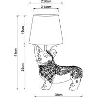 Настольная лампа Artelamp Schedar Белая арт-A4008LT-1WH — фото 5, Настольные лампы