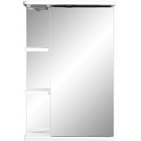 Зеркальный шкаф Stella Polar Концепт Нелея 45/С R с подсветкой Белый арт-SP-00000223 — фото 3, Зеркальные шкафы в ванную