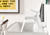 Смеситель для раковины Kludi Pure Easy Белый арт-370289165 — фото 3, Смесители для раковины