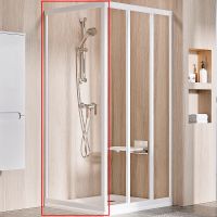 Душевая стенка Ravak Supernova APSS-75 профиль Белый стекло Transparent арт-94030102Z1 — фото 1, Боковые стенки
