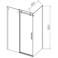 Товар: Душевой уголок Vincea Como-N 160x80 профиль Черный стекло прозрачное арт-VSR-4CN8016CLB - фото 7 Душевой уголок Vincea Como-N 160x80 профиль Черный стекло прозрачное арт-VSR-4CN8016CLB — фото 7, Прямоугольные душевые уголки