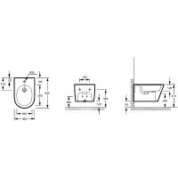 Биде Jacob Delafon Bastille подвесное Белое арт-EMK0002-00 — фото 4, Биде подвесные