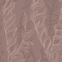 Обои LOYMINA Hygge Флизелин (1*10,05) Фиолетовый, Листья/Геометрия арт-Hg4 010 — фото 1, Обои для стен