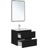 Товар: Тумба под раковину Aquanet Вега 2.0 60 подвесная Черная матовая арт-337953 - фото 10 Тумба под раковину Aquanet Вега 2.0 60 подвесная Черная матовая арт-337953 — фото 10, Тумбы под раковину