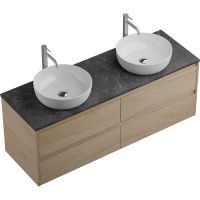 Товар: Тумба под раковину BelBagno Kraft 140 подвесная Rovere Nebrasca Nature арт-KRAFT-1400-4C-SO-2-RNN - фото 15 Тумба под раковину BelBagno Kraft 140 подвесная Rovere Nebrasca Nature арт-KRAFT-1400-4C-SO-2-RNN — фото 15, Тумбы под раковину