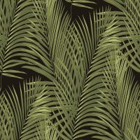 Обои LOYMINA Amazonia Флизелин (1*10,05) Зеленый/Черный, Листья арт-Ins3 005/3 — фото 1, Обои для стен