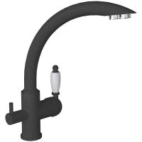 Смеситель для кухни Florentina Шале Черный арт-333.25H.2113.102 — фото 1, Смесители для кухни