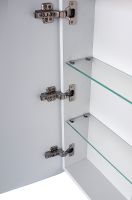 Зеркальный шкаф Style Line Каре 55 L с подсветкой Белый арт-СС-00002373 — фото 5, Зеркальные шкафы в ванную