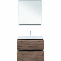 Тумба под раковину Aquanet Алвита New 70 подвесная Дуб веллингтон табак арт-334185 — фото 8, Тумбы под раковину