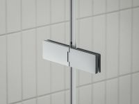 Душевая дверь Ravak Cool COSD2-110 профиль Хром стекло Transparent арт-X0VVDCA00Z1 — фото 4, Распашные душевые двери