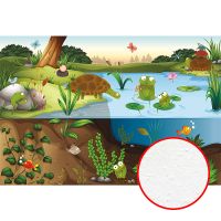 Фреска детская Ortograf Детские 30067 Фактура бархат FX Флизелин (4*2,7) Разноцветный, Животные/Рыбы/Природа арт-30067 (бархат FX) — фото 1, Фрески