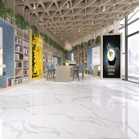 Керамогранит Basconi Home Bianco White full body polished (sinking ink) 60х120 см арт-BHW-0026 — фото 2, Керамогранит