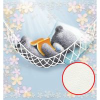 Фреска детская Ortograf Детские 6672 Фактура флок FLK Флизелин (2,7*2,9) Голубой/Разноцветный, Животные/Цветы арт-6672 (флок FLK) — фото 1, Фрески