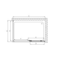 Душевой уголок Vincea Soft 100x80 профиль Хром стекло прозрачное арт-VSR-3SO8010CL — фото 7, Прямоугольные душевые уголки